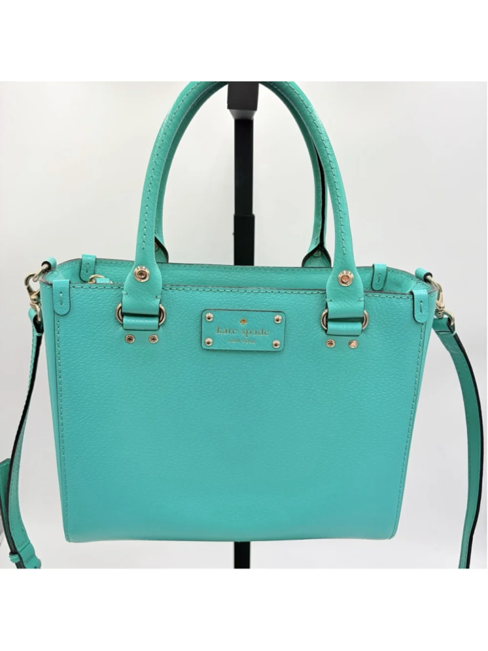 KATE SPADE Wellesley Small Quinn WKRU2723 Leather Satchel SHOULDER CROSSBODY